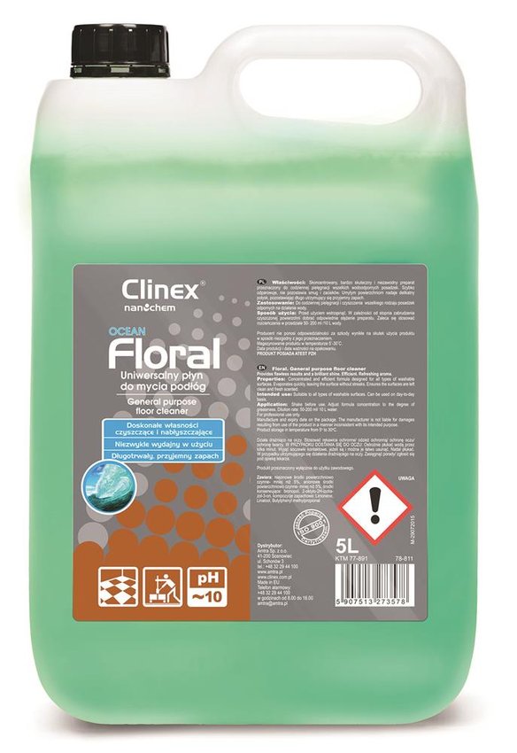 Płyn uniwersalny Clinex Floral Ocean 5L do podłóg