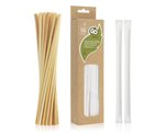 Słomki z pszenicy w papierku 5x200mm 50szt. /GoDan