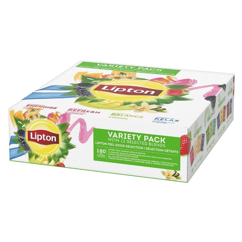Herbata Lipton Variety Pack Zestaw 180 Kopert