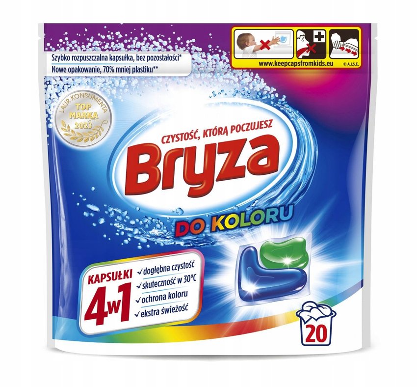 Kapsułki do Prania Bryza 4w1 A'20 Kolor