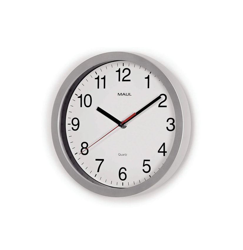 Zegar Ścienny Maulrun 25 Srebrny