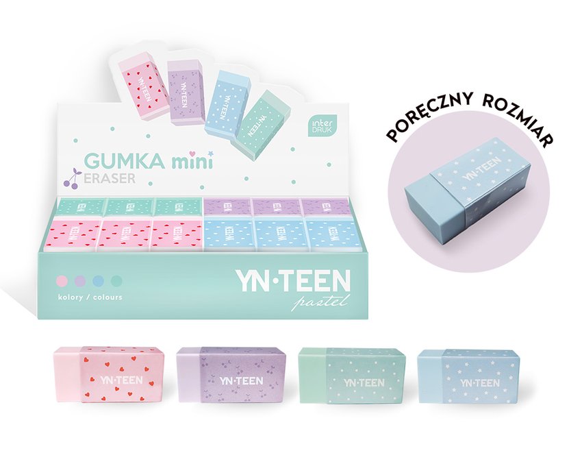 YNT Gumka do ścier.mini PASTEL