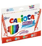 Pisaki CARIOCA Birello dwustronne 24 kol. (41521)