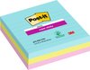 Karteczki samoprzylepne POST-IT® Super Sticky w linie (675-SS3-MIA), 101x101mm 3x70 kart., paleta Miami