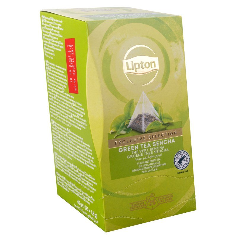Herbata Lipton Piramidki Exclusive Selection Zielona Sencha 25 Torebek