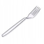 Papstar zestaw widelców REUSE Deluxe PS 18 cm przezroczyste 50 szt