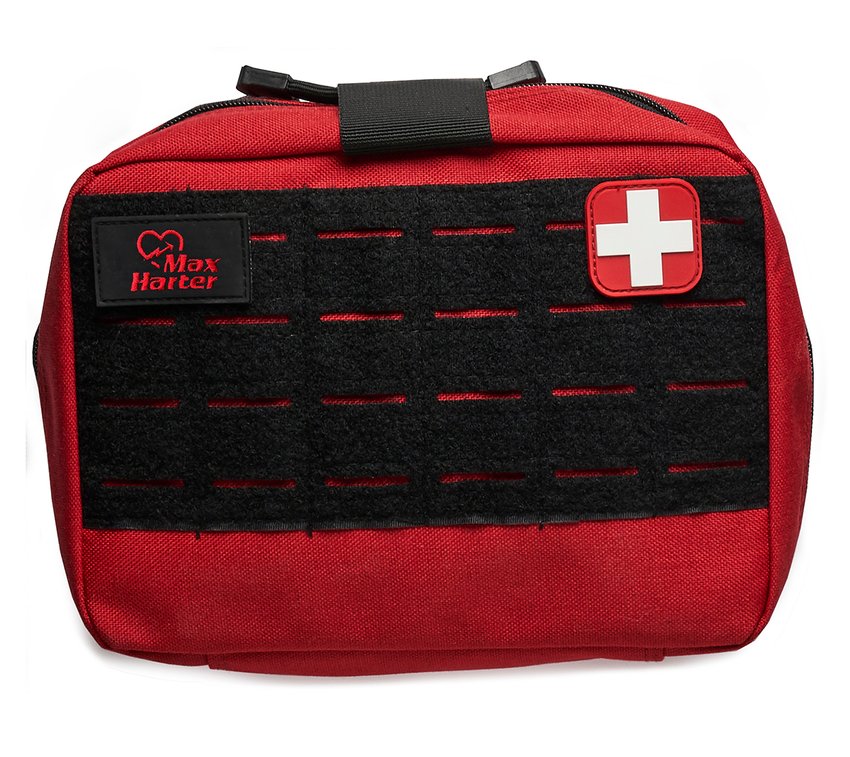 Apteczka firmowa - Biuro MAXHARTER model rozszerzony czerwony