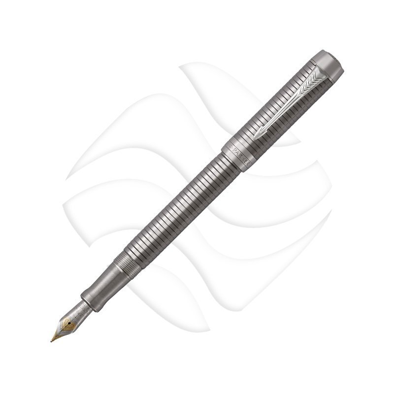 Parker Pióro Wieczne Duofold Prestige Ruthenium Chiselled CT FP (F) [1931333]
