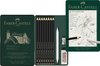 Ołówek Artystyczny Pitt Graphite Matt 8  Szt. + Akcesoria Opakowanie Metalowe Faber-Castell