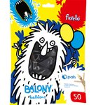 Balony Metalik 10 A'50 Czarny /Fiorello