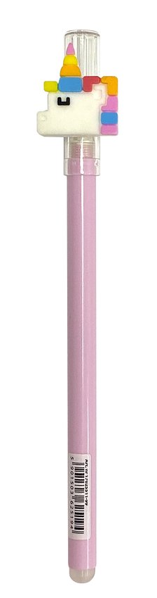 Długopis wymazywalny GIMBOO pikselowe zwierzaki pakowany w displayu mix kolorów/wzorów