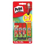 Klej w sztyfcie PRITT 3x11g + 1x10g neon blister mix kolorów
