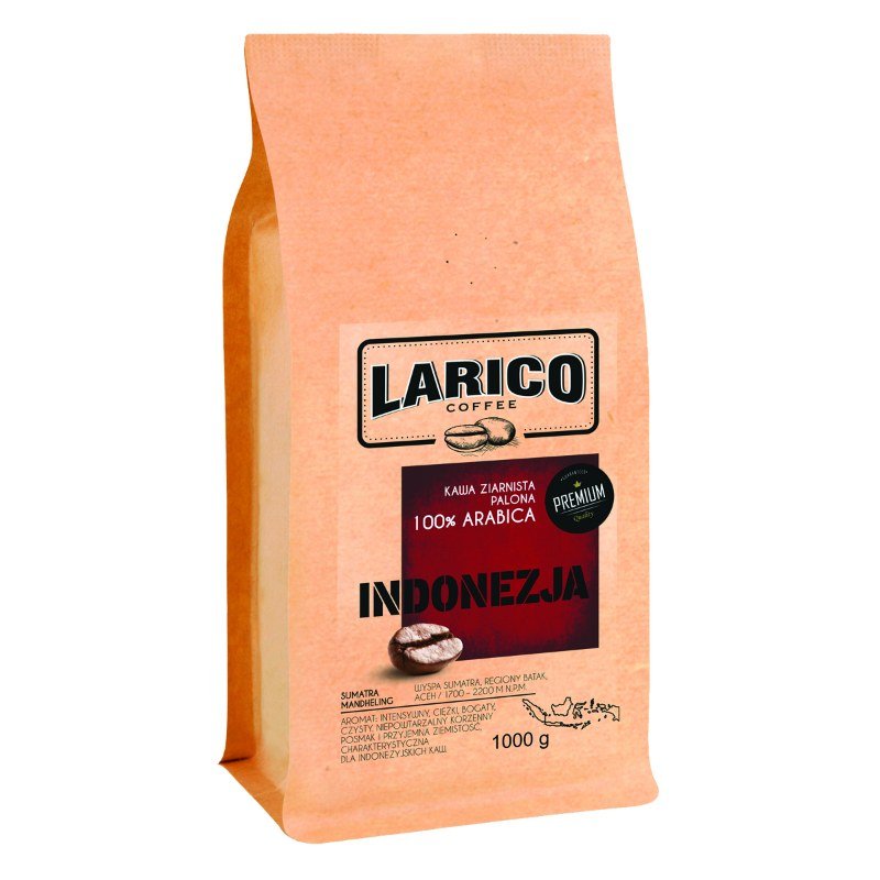Kawa Larico Indonezja Sumatra Ziarnista 1kg
