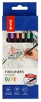 Cienkopisy Pastelowe Memobe 0,4Mm, 6 Kol. Op. Kartonowe