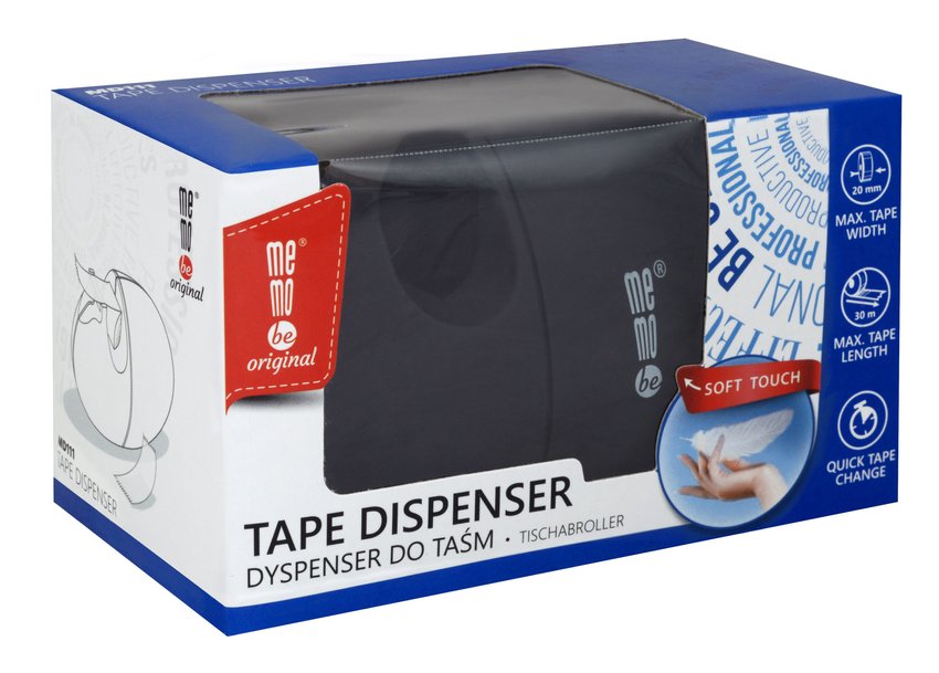 Dyspenser Do Taśm Memobe Soft-Touch Czarny