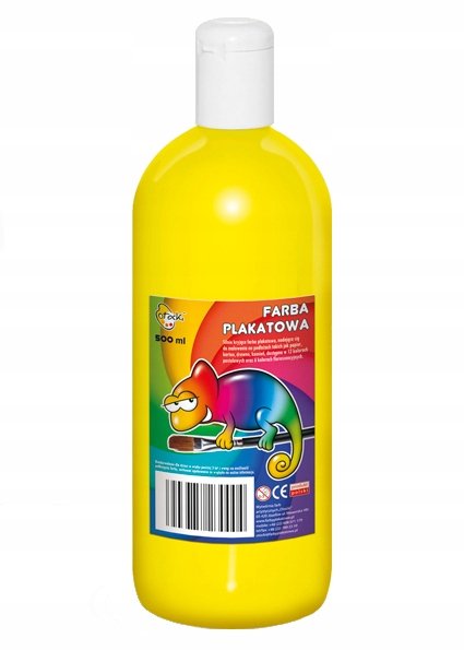 Farba Plakatowa 500ml Żółta Sweet Colours / Otocki