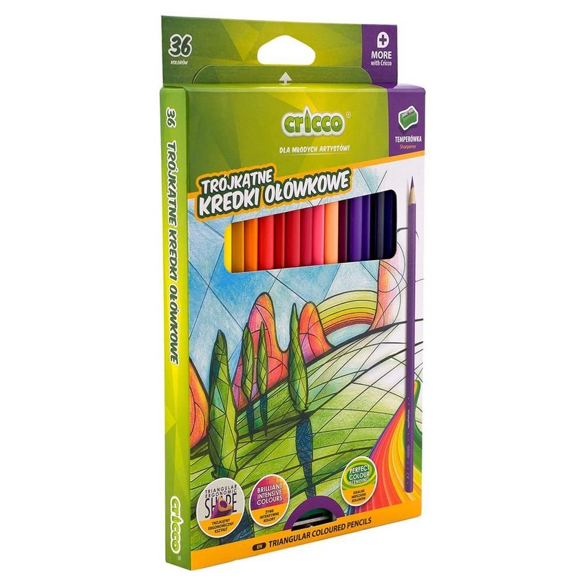 Display Cricco Na Ladę Kredki Xxl 60 Elementów