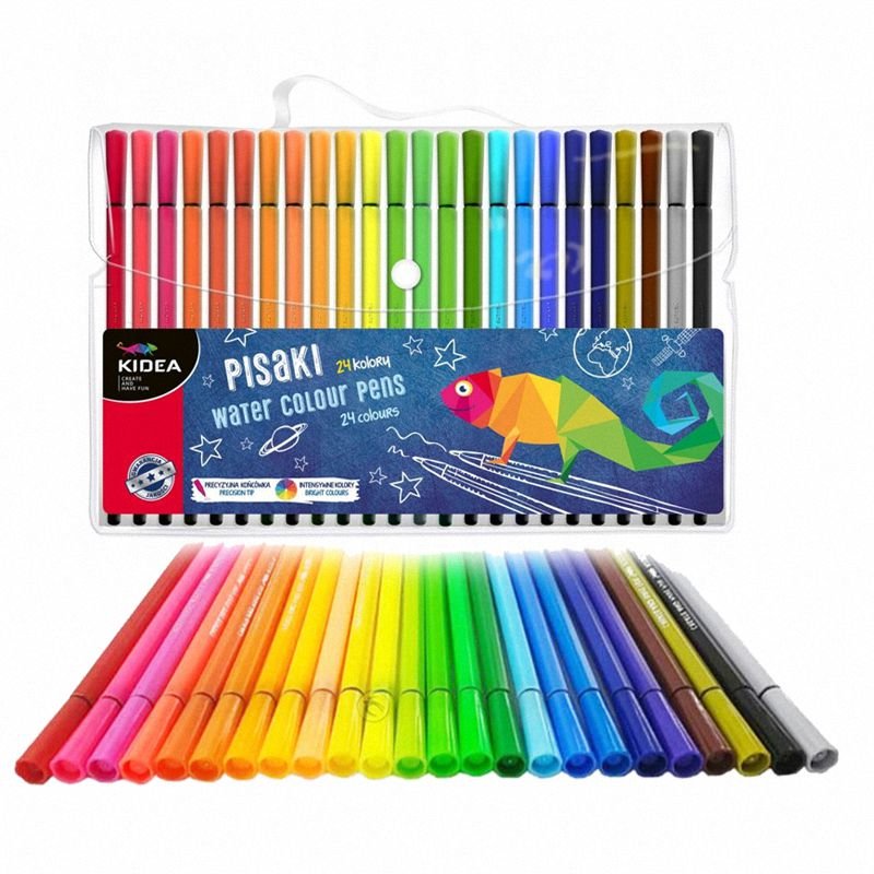 Pisaki 24kol. [PI24KA] Etui /Kidea