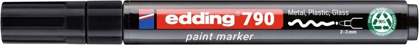 Marker olejowy e-790 EDDING PCR czarny