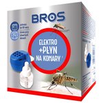 BROS Elektro + Płyn na komary 60 nocy 40ml