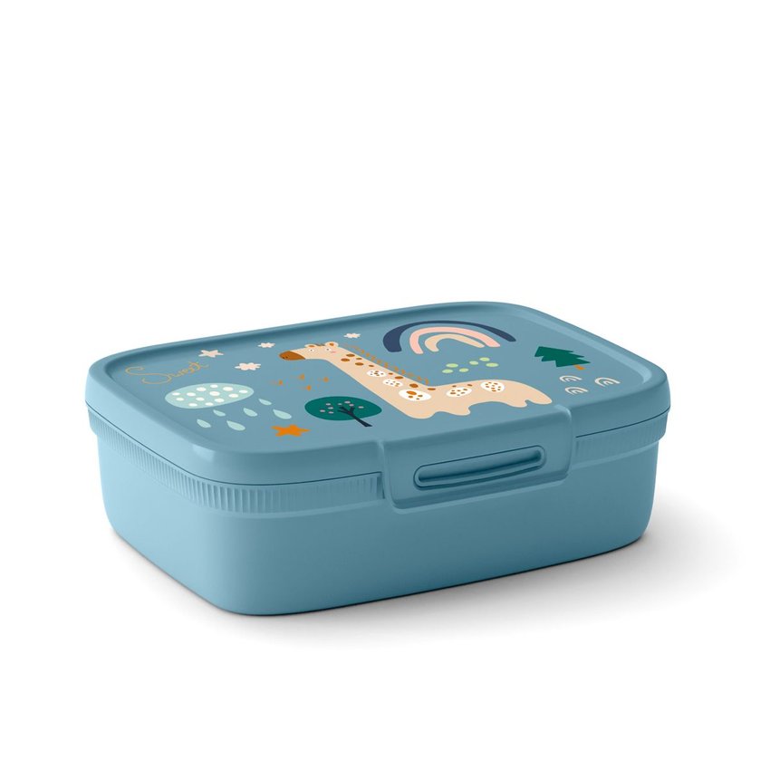 Curver prostokątny pojemnik Wildlife 1.8L szarobłękitny