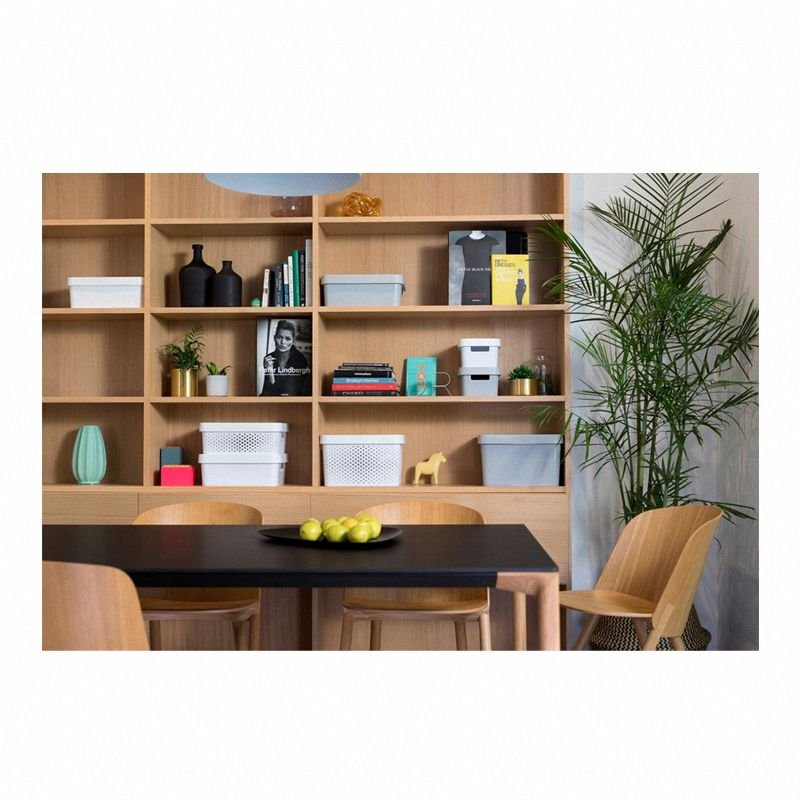 Pojemnik ażurowy z pokrywką Curver Infinity 17L biały