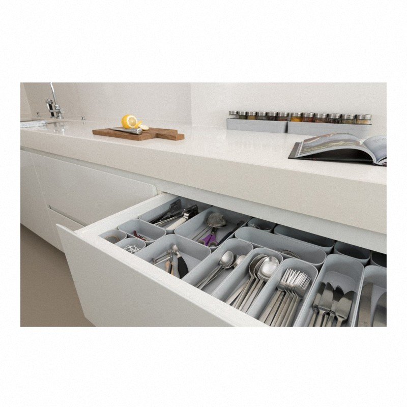 Curver Infinity XL organizer szufladowy jasny szary 234479