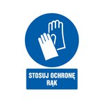 Znak TDC Stosuj Ochronę Rąk  /TDC