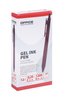Długopis automatyczny żelowy OFFICE PRODUCTS  gr. linii 025mm dł. linii 1200m czerwony