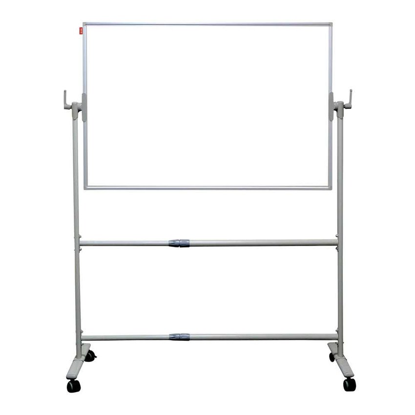 Tablica Obrotowa  Dwustronnie Suchościerana Magnetyczna Biała Rama Aluminiowa Prestige 150x100 cm /Memobe