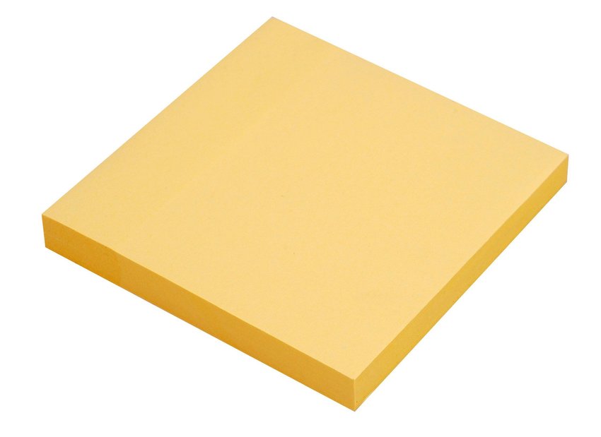 Bloczek Samoprzylepny 75x75 100k Żółty /Memobe