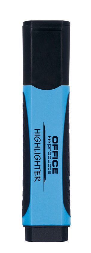 Zakreślacz OFFICE PRODUCTS z gumowym uchwytem 2-5mm niebieski