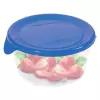 Curver Fresh&Go okrągły pojemnik na żywność 0,5L niebieski