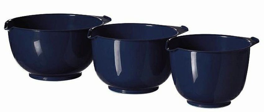 Zestaw misek Basic 3 szt 1,5L 2L 2,5L granatowe Curver