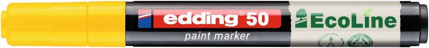 Marker olejowy na bazie wody e-50 EDDING EcoLine 2-3mm żółty