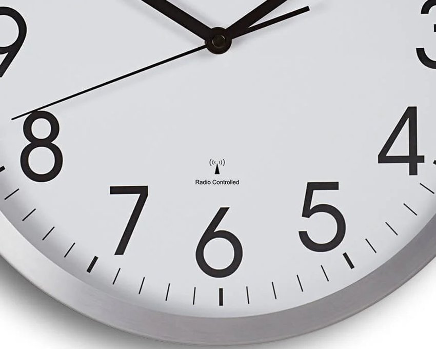 Zegar Ścienny Maulmove 30Rc Aluminiowy