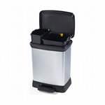 Kosz pedałowy Curver Deco Bin IML 10L 18L metalizowany