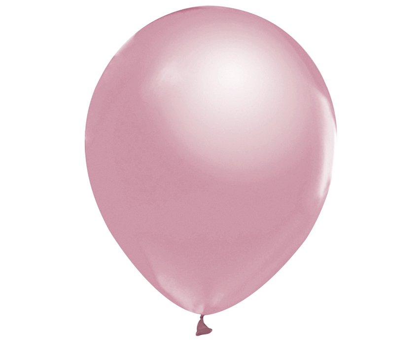 Balony Beauty&Charm metaliki j. różowe 12"/ 10 szt.