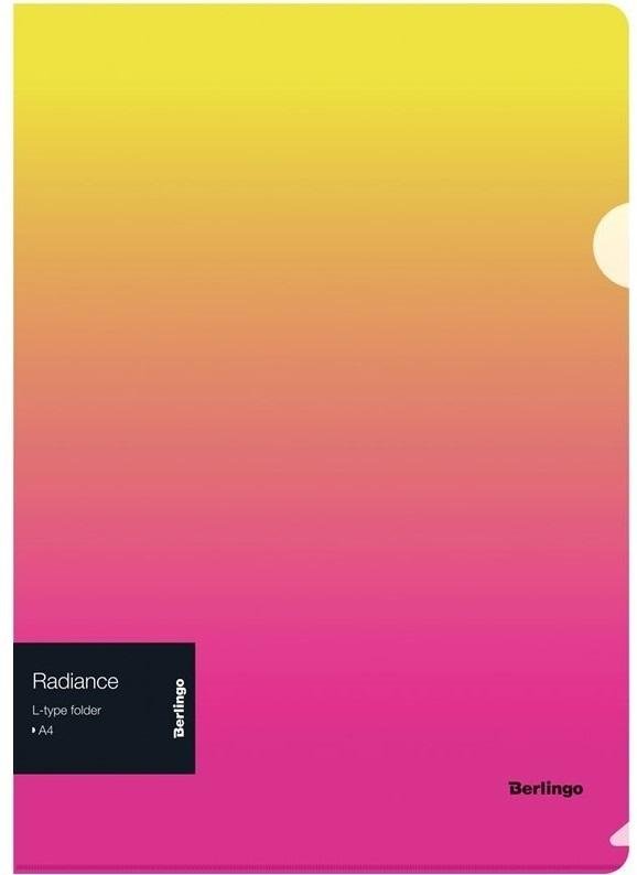 Obwoluta L "Radiance", A4, 200 Mikr.,Gradient Żółty/Róż  /Berlingo