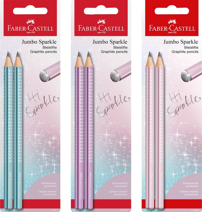 Ołówek Jumbo Sparkle Cosmic Colours Faber-Castell