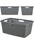 Kosz Do Magla Jute 46L Ciemny Szary / Curver 245981