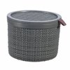 Kosz okrągły 2L Jute ciemny szary Curver 245714