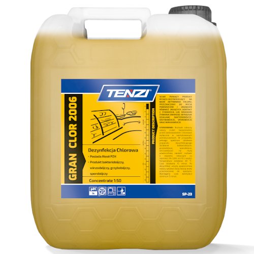 Tenzi Gran Clor 2006 płyn myjąco dezynfekujący aktywny chlor 20L