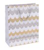 Torebka na prezenty DONAU HOME laminowana 25x30x10cm całoroczna sznurek mix wzorów
