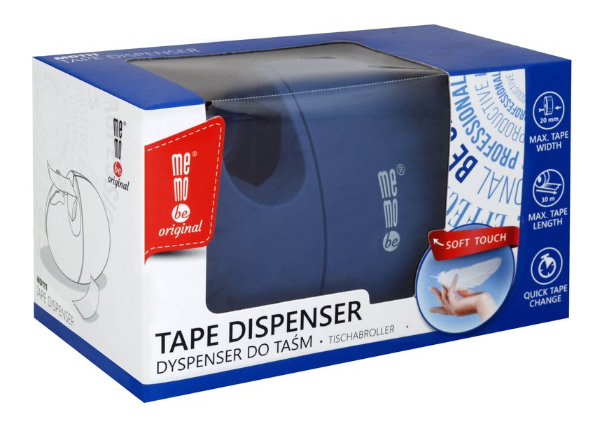 Dyspenser Do Taśm Memobe Soft-Touch Niebieski Pastelowy