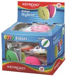 Gumka Uniwersalna Keyroad Hybrid Pakowane Na Displayu Mix Kolorów