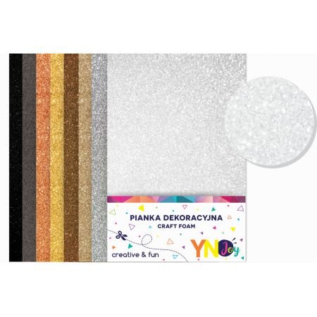 Pianka Dekoracyjna 8szt. Glitter Glam /Interdruk