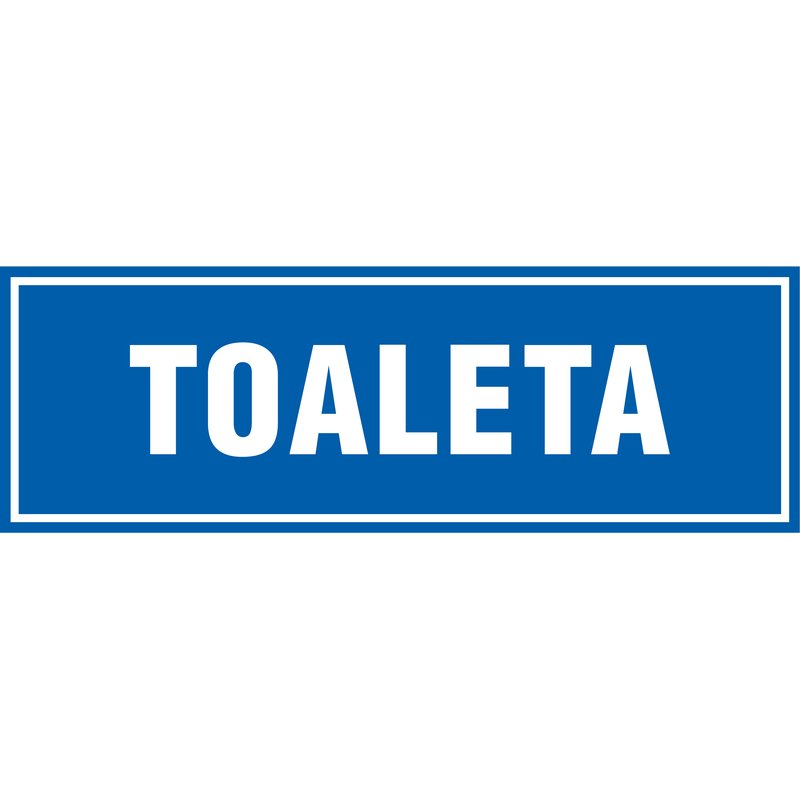 Znak TDC Toaleta  /TDC