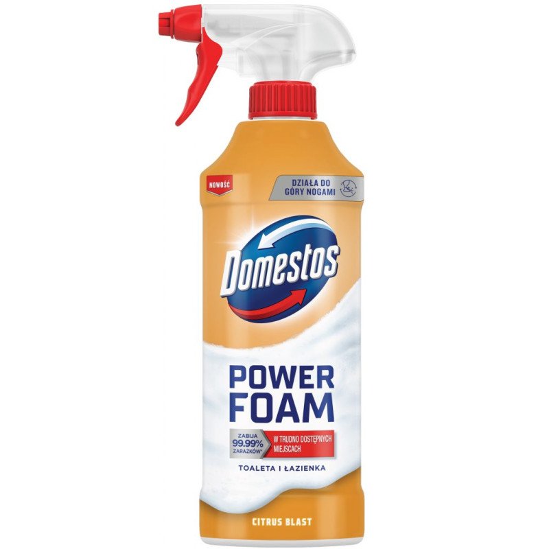 Domestos Piana 435ml Power Foam Citrus Blast