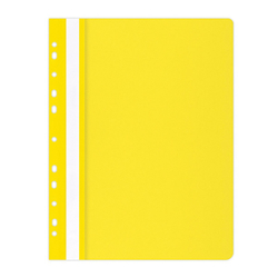 Skoroszyt A4 PP z Europ. A'25 Żółty /Office Products